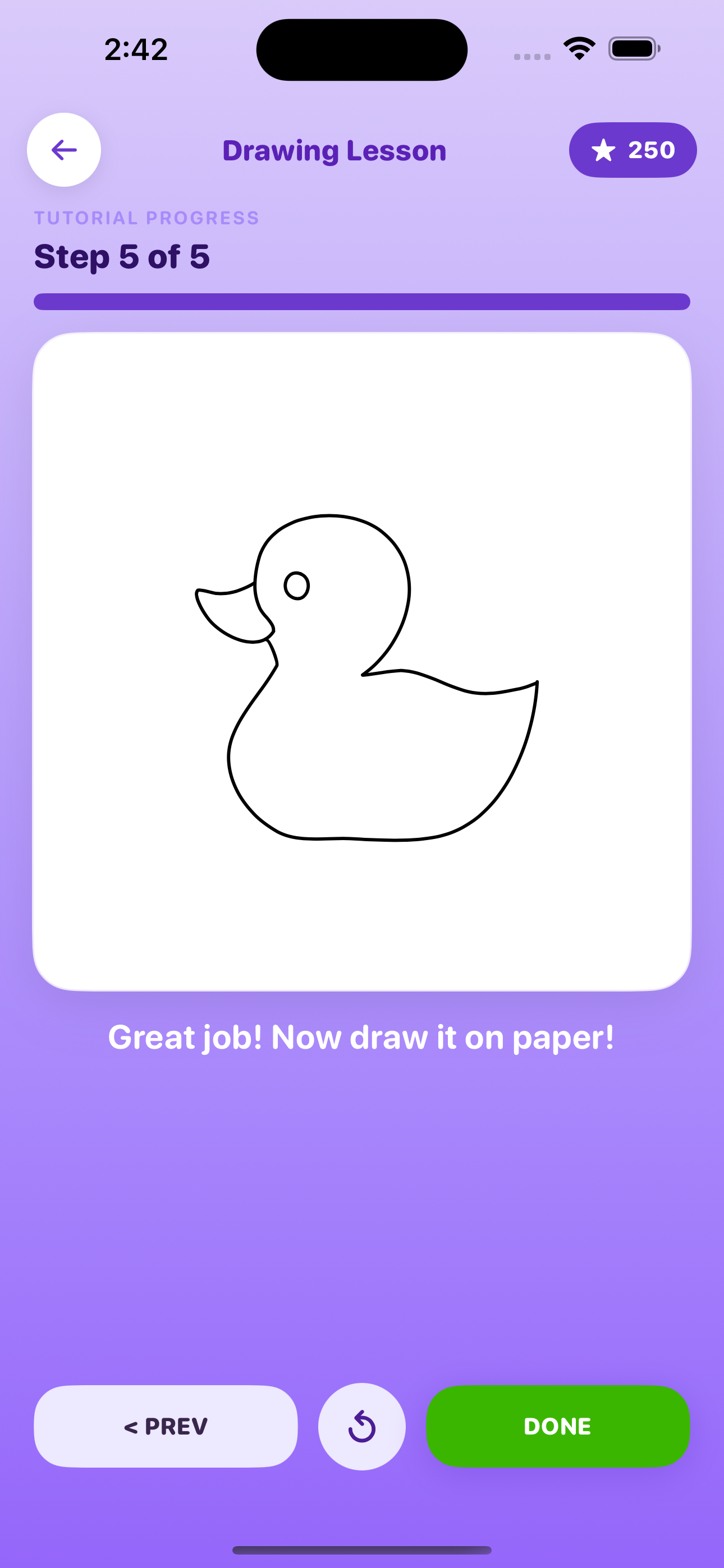 Drawing lesson